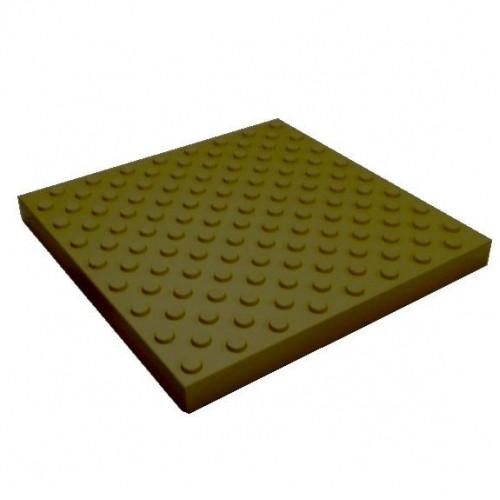 Тактильная плитка с конусообразными рифами 400x400x40 зеленая