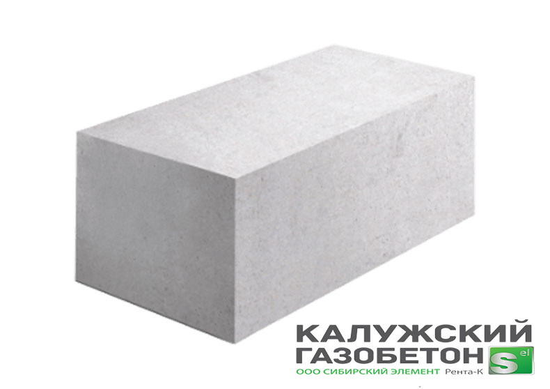 Газобетонный блок Калужский газоблок D300 625x350x250