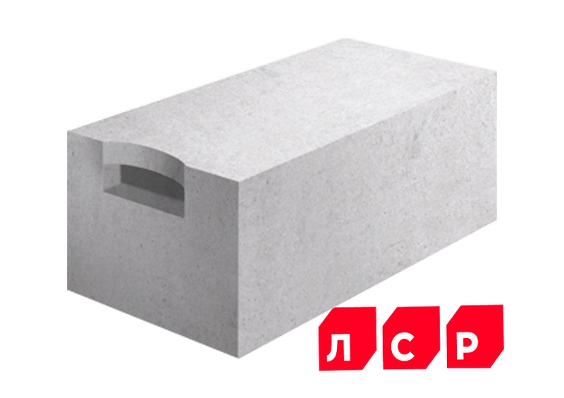 Газобетонный блок ЛСР D200 625x400x250